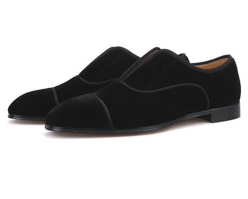 Men's Black Handmade British Loafers